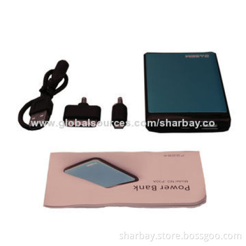 Portable Power Stations for iPhone/iPad/iPod/Samsung Devices/Cellphones/Tablet PCs, 3000mAh Capacity